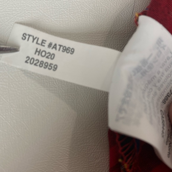 J. Crew NWT Red Black Tartan Plaid 3 Tiered Ruffle Midi Skirt size Large - Picture 13 of 15